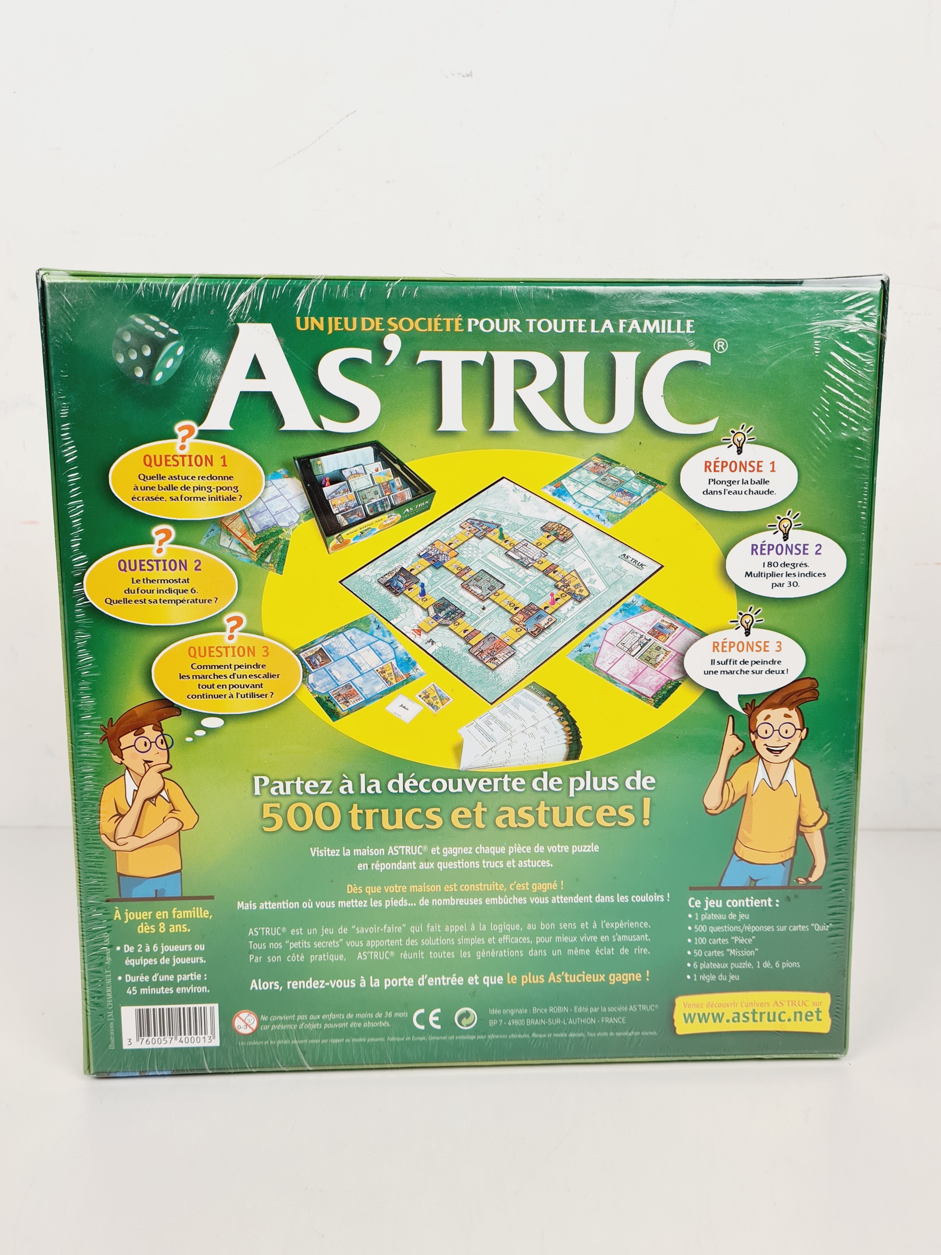 Voir photo 3 de Jeu d'ambiance - As'truc - 500 trucs et astuces - Dès 8 ans Jeu d'ambiance - As'truc - 500 trucs et astuces - Dès 8 ans Comme neuf - Vue 3 -